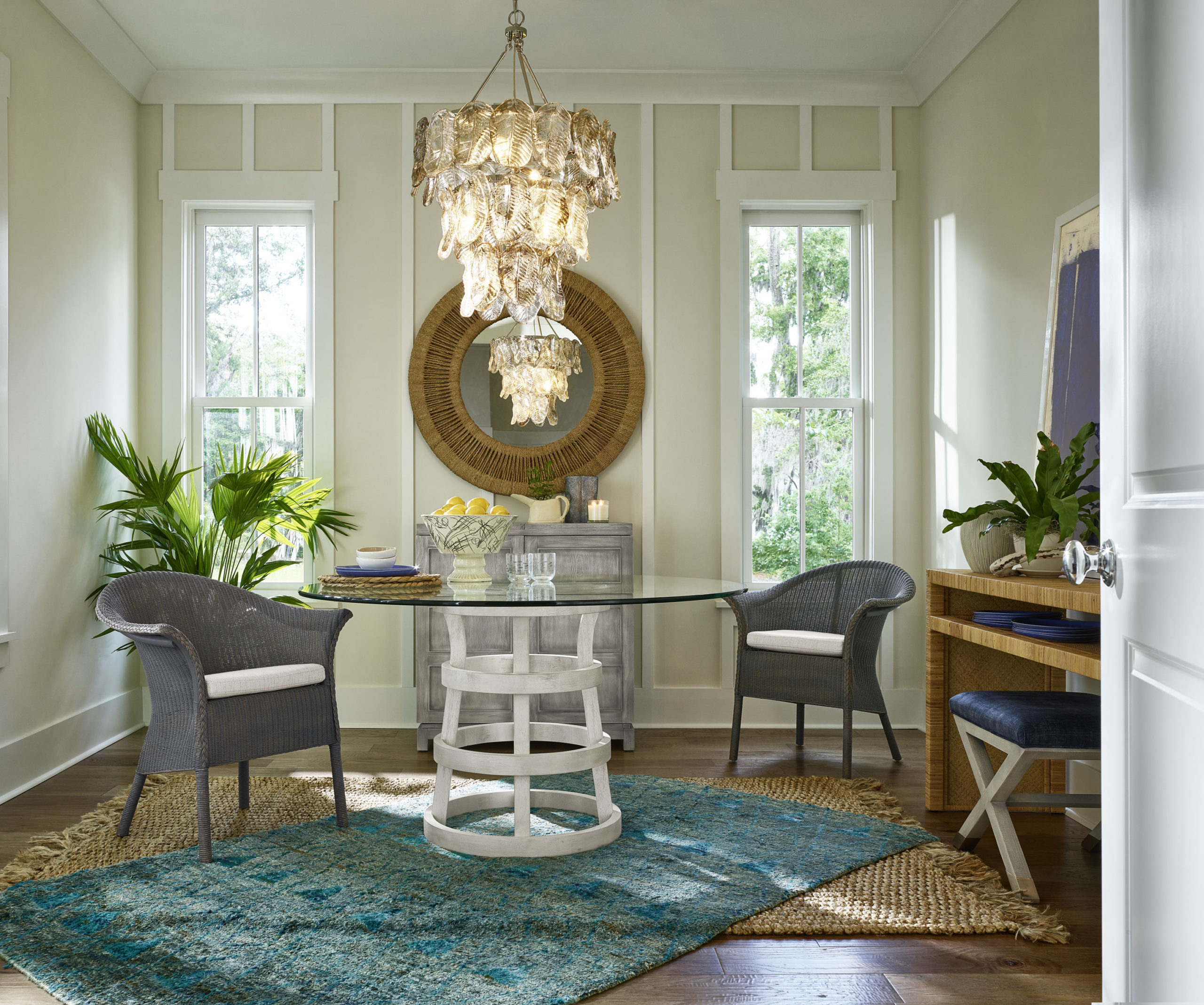 coastal style dining room